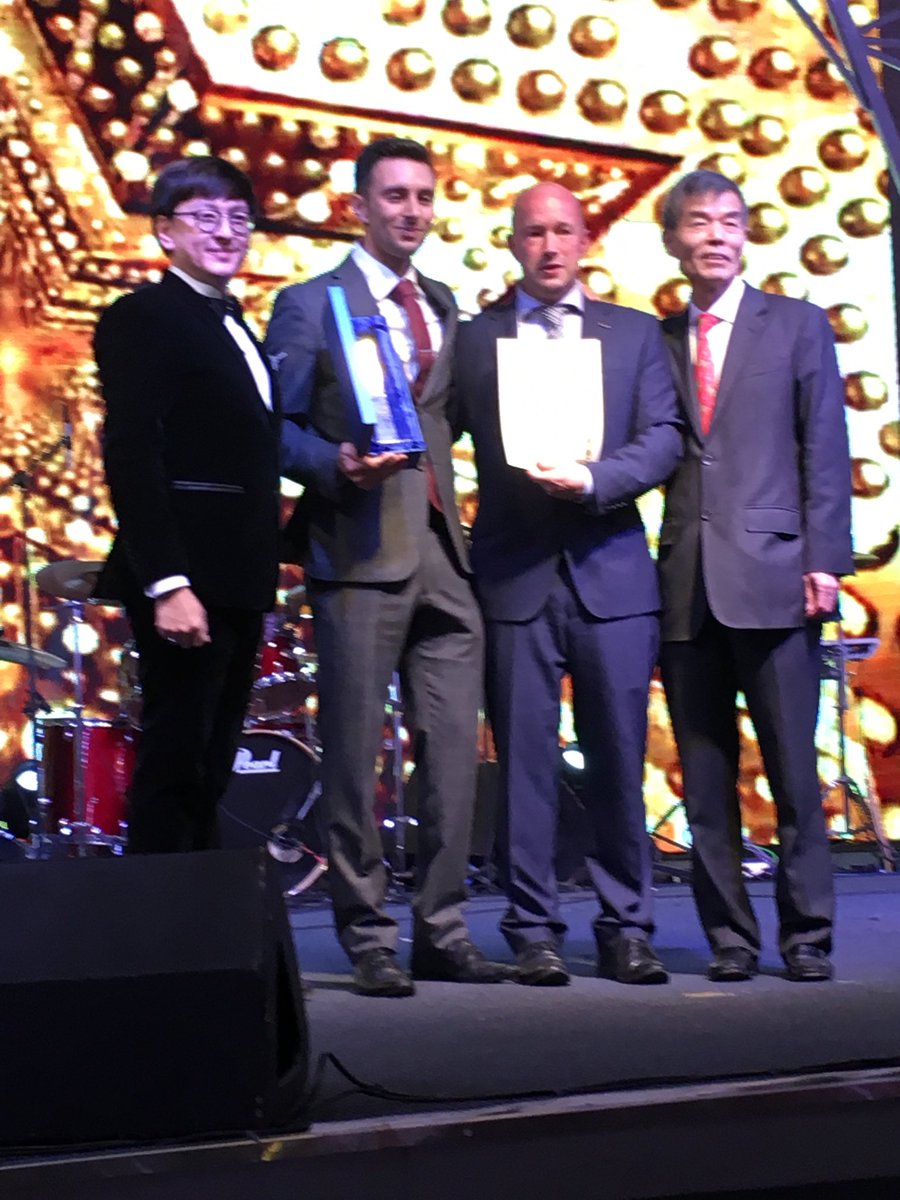 BIFA_DG's tweet photo. Louis Perrin of Hemisphere Freight wins FIATA Young Freight Forwarder Award to add to his BIFA award. 2018 - a year to remember! https://t.co/ZEFN14eFFd