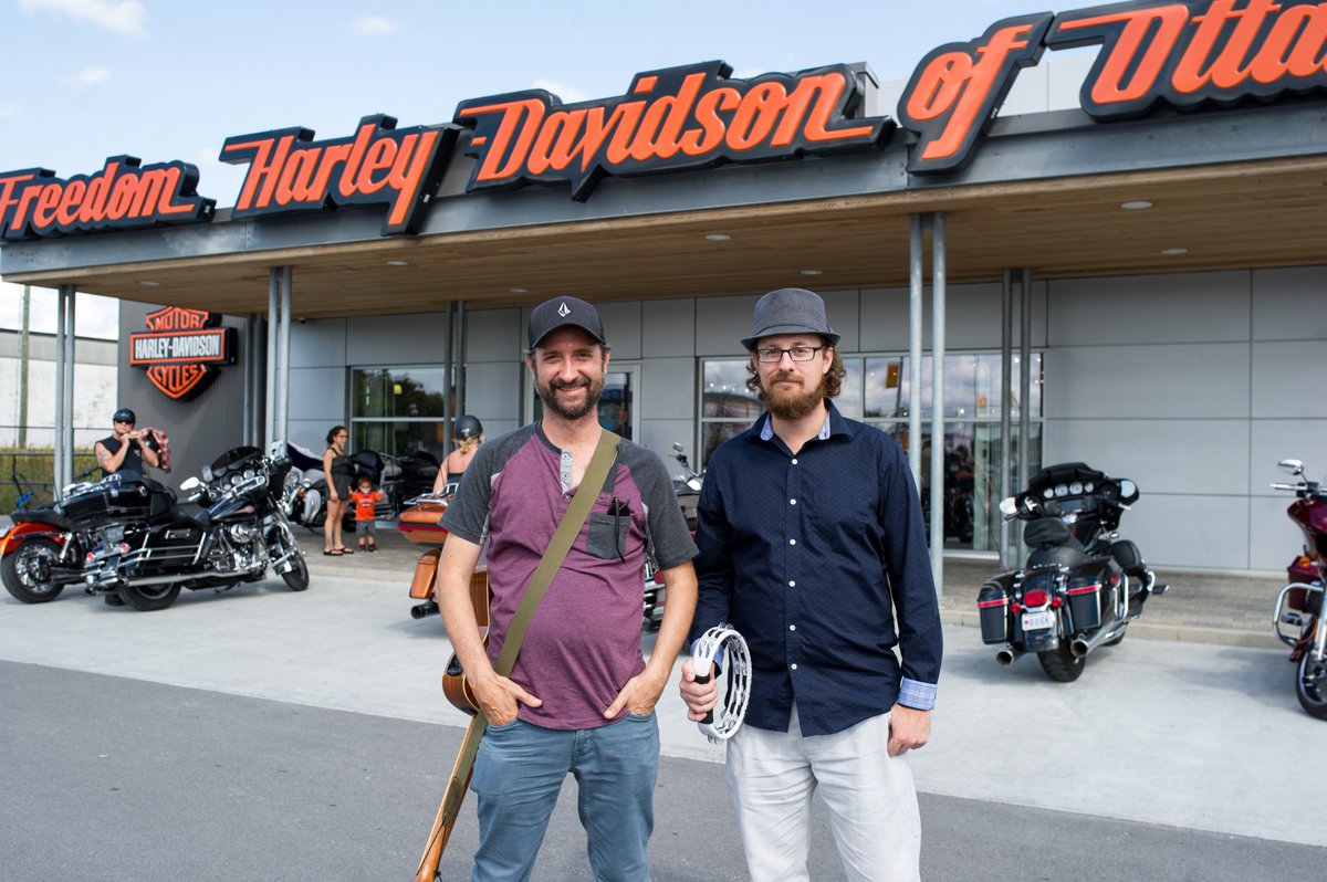 shleyNewall's tweet photo. Sven @ Würk a couple weeks ago @FreedomHDOttawa customer appreciation day, &amp; we thoroughly enjoyed the friendliness of their staff &amp; clientele. Tomorrow we'll be playing @ Harley-Davidson de l'Outaouais (in Gatineau) between 11:30am-2:30pm. https://t.co/jyjhXjSYag