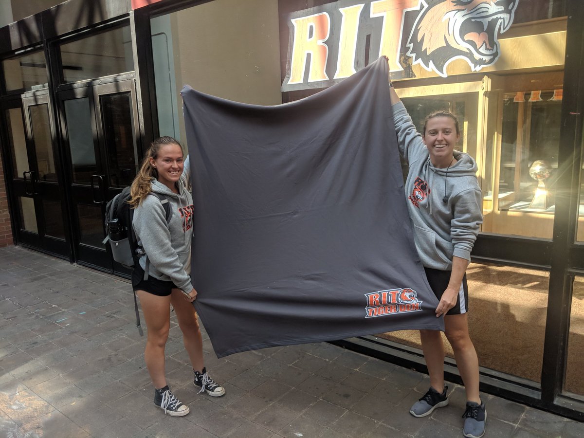 RITTigerDen's tweet photo. We've got your Friday night covered! Get to the Women's Hockey game tonight at 6 pm in the Polisseni Center for your chance to snag a blanket along with many other giveaways! #GettotheGame #RITTigerDen https://t.co/SbnxM7Kb4g