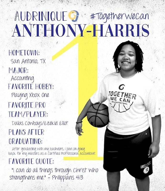 dspetatheta's tweet image. Number 1 on the court and Number 1 in our hearts!! DSP is proud to be represented anywhere on campus, especially on the Rambelle’s basketball team!! Congratulations on the hard work to get there, and we look forward to seeing you this season! #PTBAD #angeloBIZ #RambelleBasketball