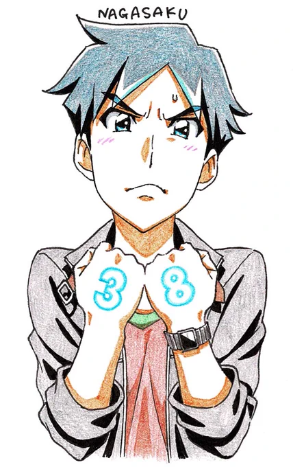 今日は38話!運動会です!

今週のイラストはやはり先週大活躍(?)だったこの人。フタバにいいとこ見せようと無理してるイメージ。

そして今日は池添監督の誕生日でもあります!みんなでお祝いメッセして仕事のジャマをしましょう(笑)

#シンカリオン
#みんなでシンカリオン見ようぜ 