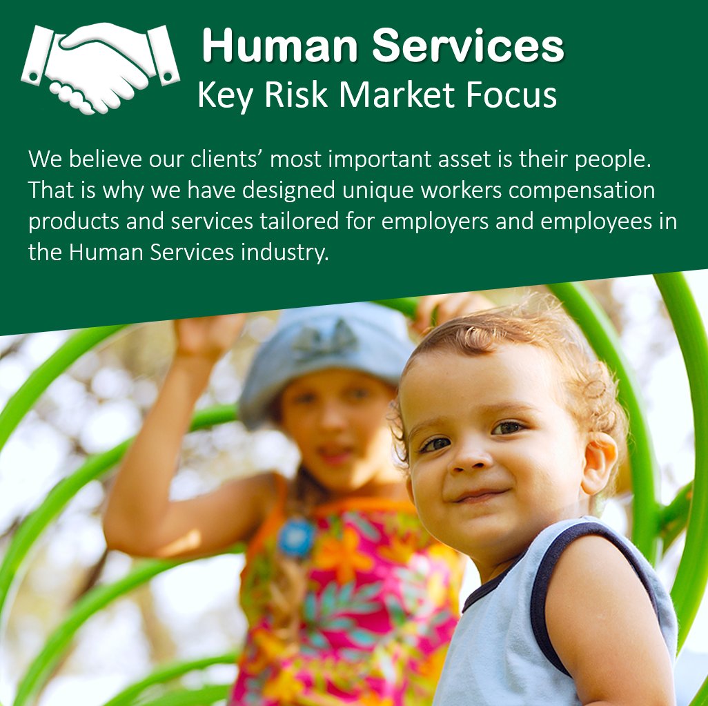 KeyRiskWorkComp's tweet photo. As a sole focused provider of workers compensation products and services, we are committed to delivering better outcomes to employers in the #HumanServices industry. Check out our trending #safetyresources for the industry: https://t.co/gtkEKsSrtA #KeyRisk #WorkComp #MarketFocus https://t.co/k9UnWyM9GP