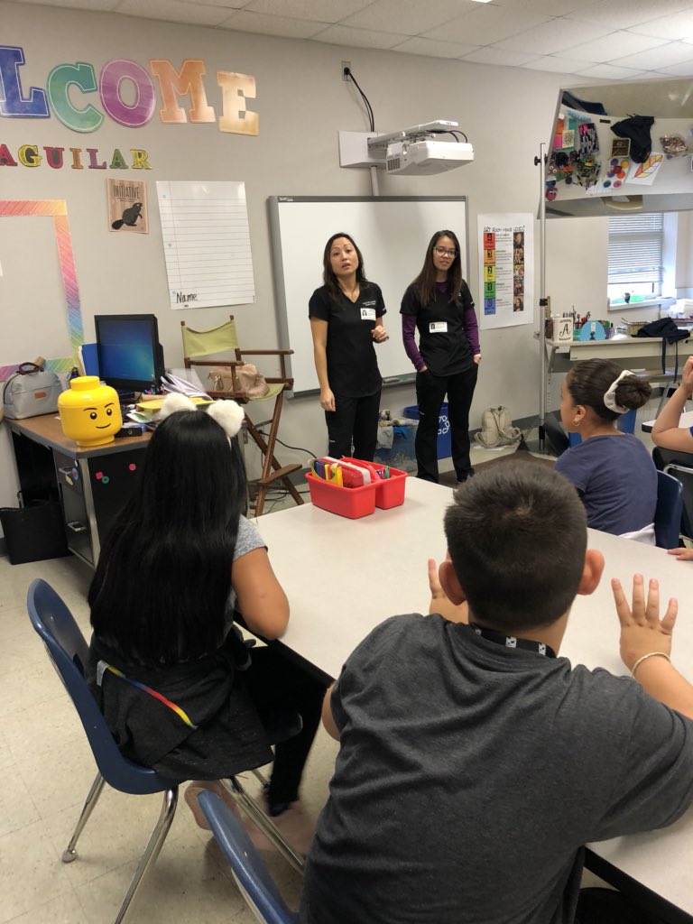 Optometrist visit to our school for Career Day 👓 👁