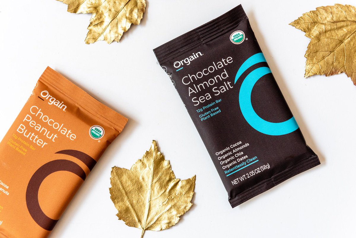 UrthBox's tweet photo. @DrinkOrgain Simple Protein Bars are relentlessly clean w/12 grams of protein, 8 grams of fiber and 100% vegan! w/ 3 great flavors!: chocolate peanut butter, chocolate almond sea salt and blueberry almond! ๐๐
#urthbox #urthapproved #orgain #getpickywithyourprotein #Sponsored https://t.co/R26ZYleQ5j