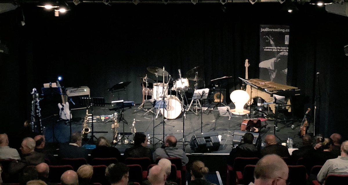 mnoble81's tweet photo. Stage is pretty full tonight for Jazz at Progress. @jazzberks @progresstheatre https://t.co/iiTH4ErrHZ