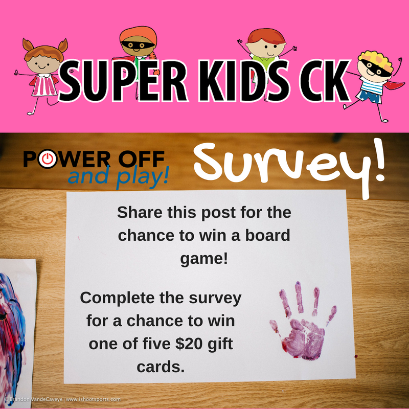 #ckont #parents complete the following survey about the #PowerOffandPlay! campaign by October 21: form.simplesurvey.com/f/l/POPCampaign 
>> Get entered in a #prize draw for one of five $20 gift cards for participating. 
>> Retweet this post for the chance to win a board game