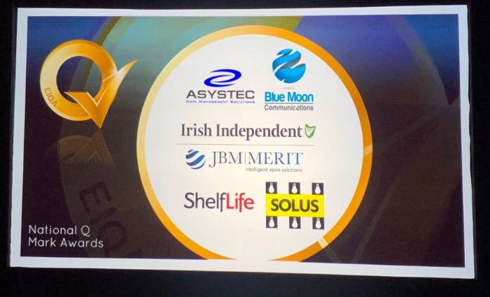 Delighted to be attending and #sponsoring the 50th anniversary of <a href="/QMark/">Questionmarker</a> #Awards #EIQA <a href="/ClaytonHotel/">Clayton Hotel</a> #burlingtonroad