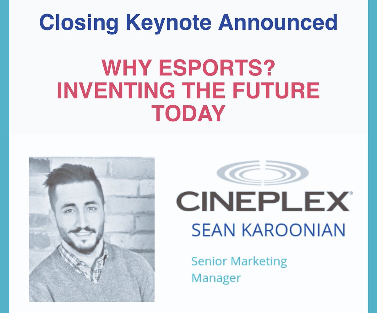 wsc_forum's tweet photo. Just announced!  let’s talk #eSports with Sean @everypixlcounts Get registered at https://t.co/RanIub7tio https://t.co/IjvuyNkVoM