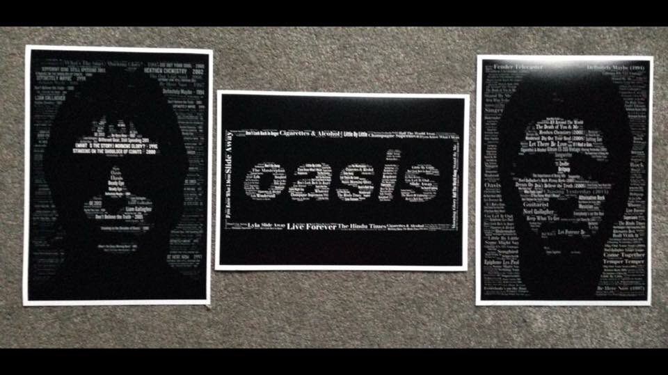 AGT79's tweet photo. Know an Oasis fan?
I’m giving this **Complete Set** of 3 prints to a follower at 11pm Sunday night.
Just Retweet &amp; Follow me to enter 👍 https://t.co/SUF0RuWdZG