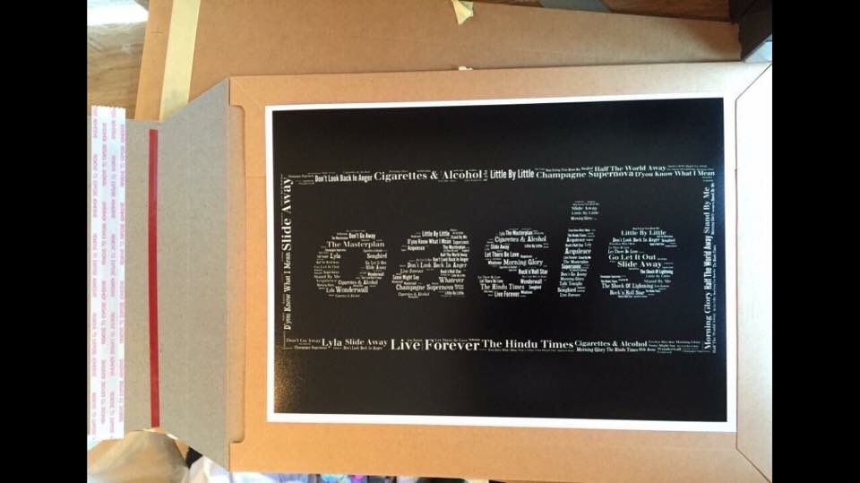 AGT79's tweet photo. Know an Oasis fan?
I’m giving this **Complete Set** of 3 prints to a follower at 11pm Sunday night.
Just Retweet &amp; Follow me to enter 👍 https://t.co/SUF0RuWdZG
