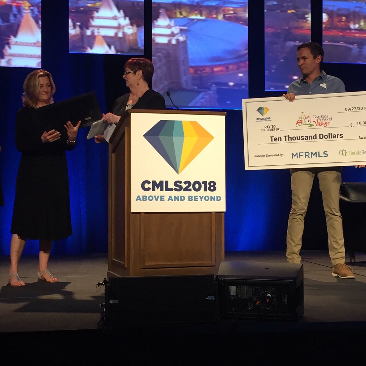 councilofmls's tweet photo. #CMLS2018 raised more than $17,000 for Give Kids The World. #AboveAndBeyond https://t.co/xpuxbbMb21