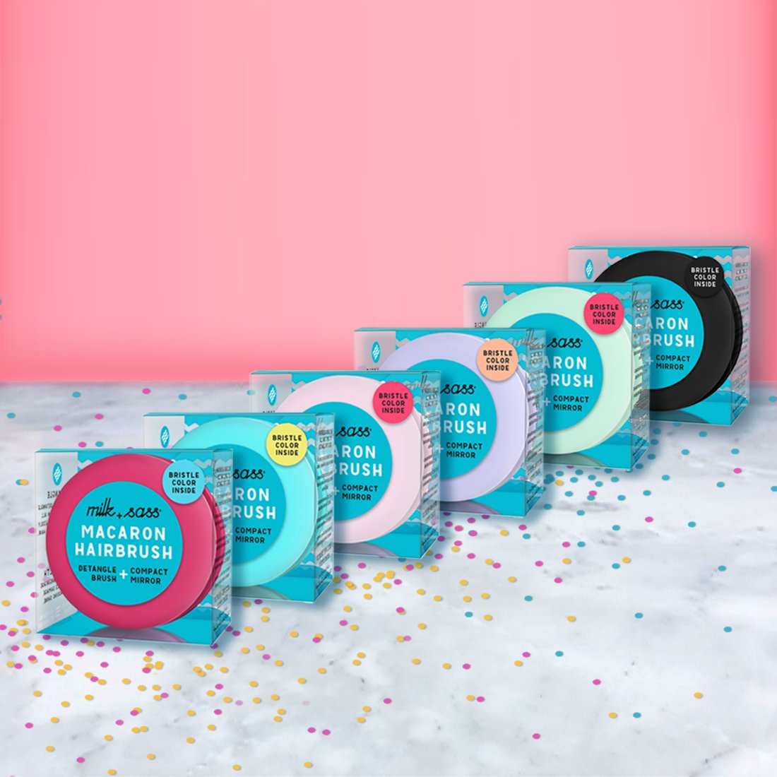 milkandsass's tweet photo. A rainbow of good hair... ⚡💖⚡
#macaronforhair #newcolors #brushwithstyle #pastels
Shop: https://t.co/eoDN7WJtef https://t.co/jiFnfBW28c