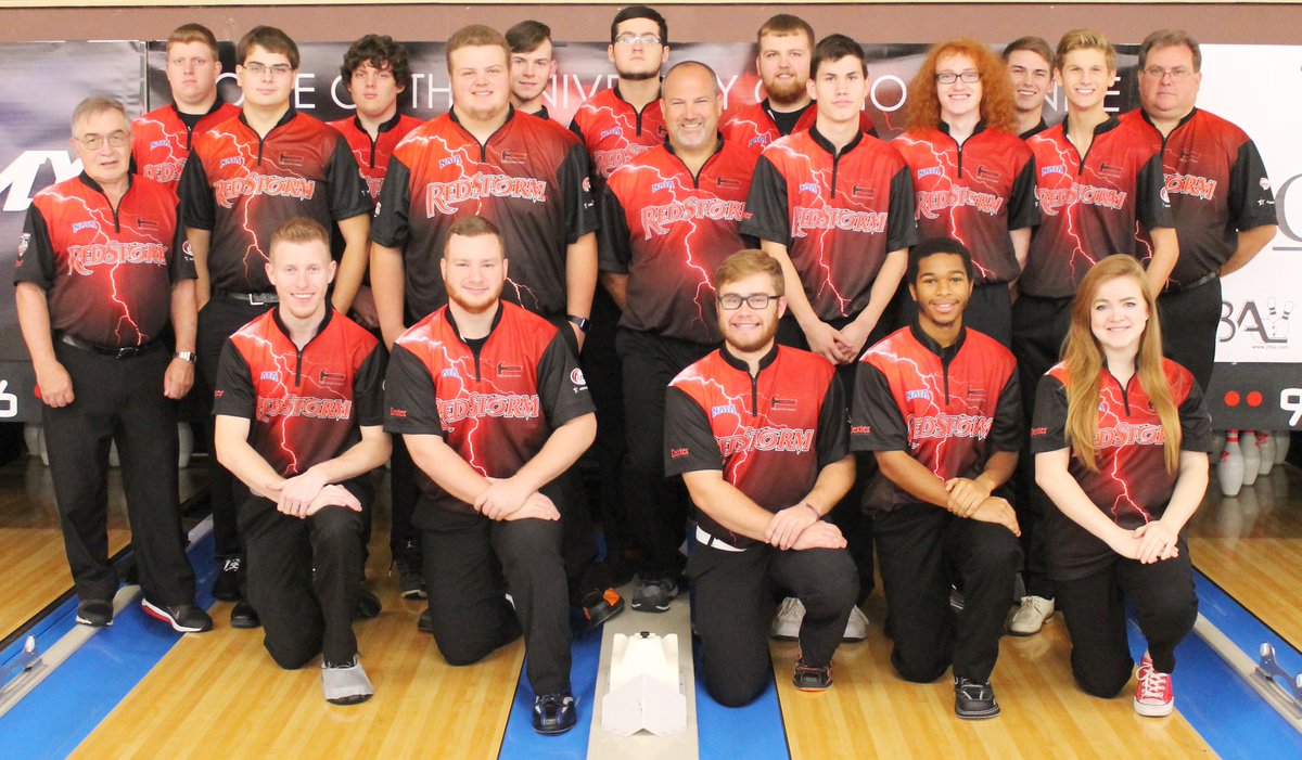RedStormSID's tweet photo. The 2018-19 @RioBowling men's team. https://t.co/1bgLKbgCVF