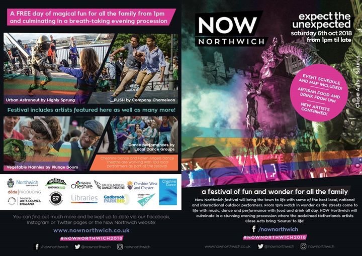 cwaclibraries's tweet photo. The Now #Northwich Festival comes to town on Saturday 6 October. Be part of the magic &amp; create your own dream catcher at Northwich Library's Fun Palace. Follow the procession at 7.30pm, starting at the library, and expect the unexpected!  https://t.co/NEeSCuRRfF #NowNorthwich2018 https://t.co/ouo4I4P2fG