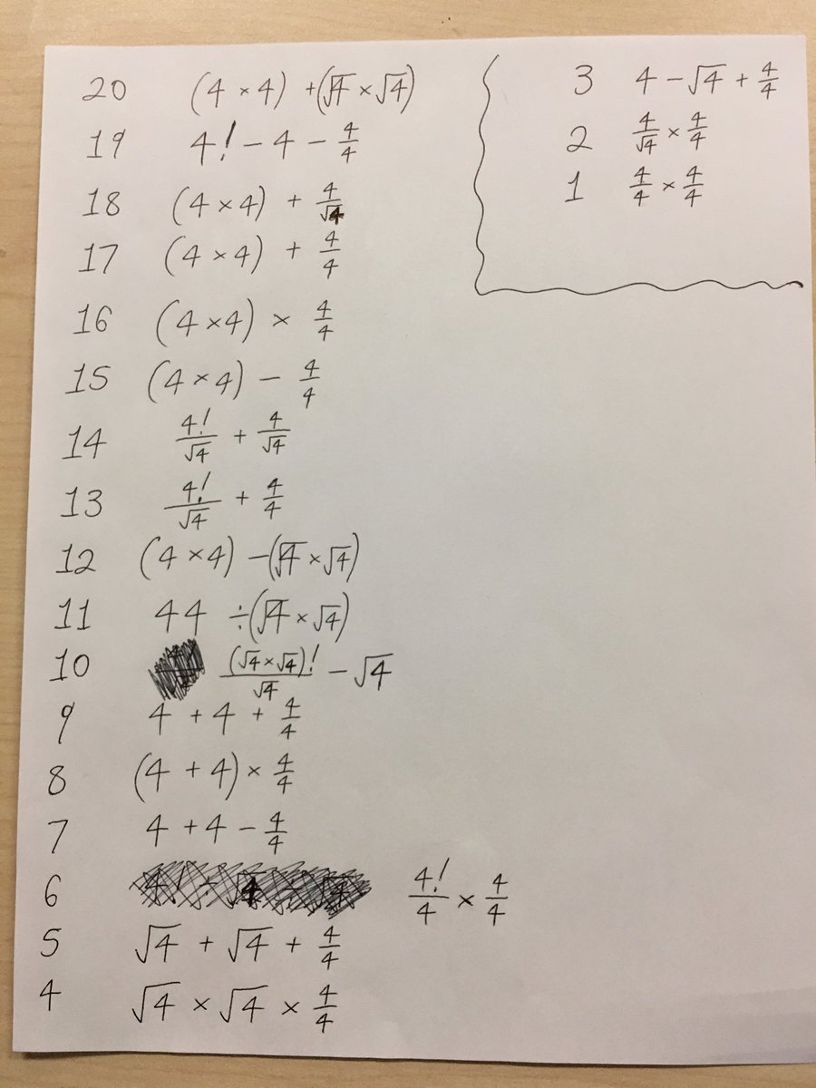 SJBGuelph's tweet image. @ValerieJMarks have a look at our math fluency!  #MathFUNdaMENTALS