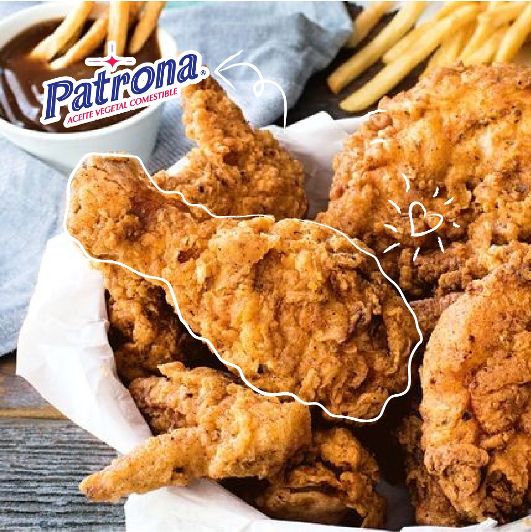 patrona_IPSA's tweet photo. 🍗 Un pollo frito con #AceitePatrona siempre quedara  crujiente. 
y tu ¿como prefieres el pollo? Comenta 👇 
#cocinamexicana https://t.co/wdng5qYkKO