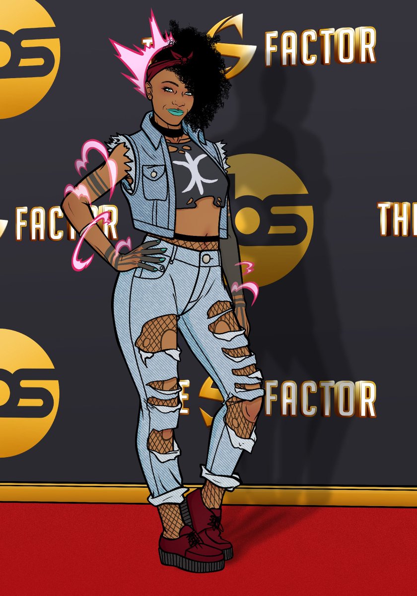 ArtofChrisPanda's tweet photo. The 3 design (hero/casual/red carpet) of @SohoPunkChick the Londoner and one of the 12th contestant of “The S Factor”! For more about the comic book and a chance to read some pages go check the kickstarter https://t.co/fFLCtgR7co #comicbooks #kickstarter https://t.co/VDtVViHzx7