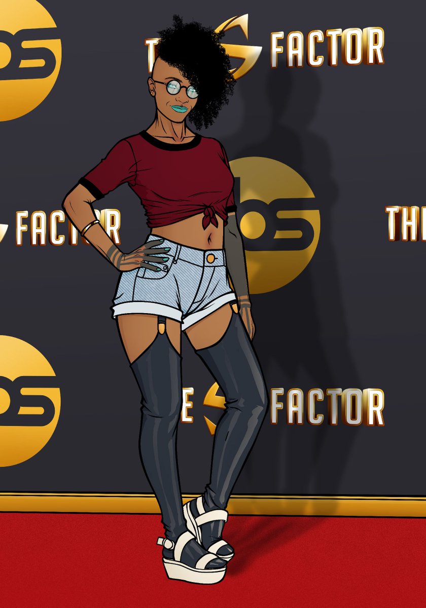 ArtofChrisPanda's tweet photo. The 3 design (hero/casual/red carpet) of @SohoPunkChick the Londoner and one of the 12th contestant of “The S Factor”! For more about the comic book and a chance to read some pages go check the kickstarter https://t.co/fFLCtgR7co #comicbooks #kickstarter https://t.co/VDtVViHzx7
