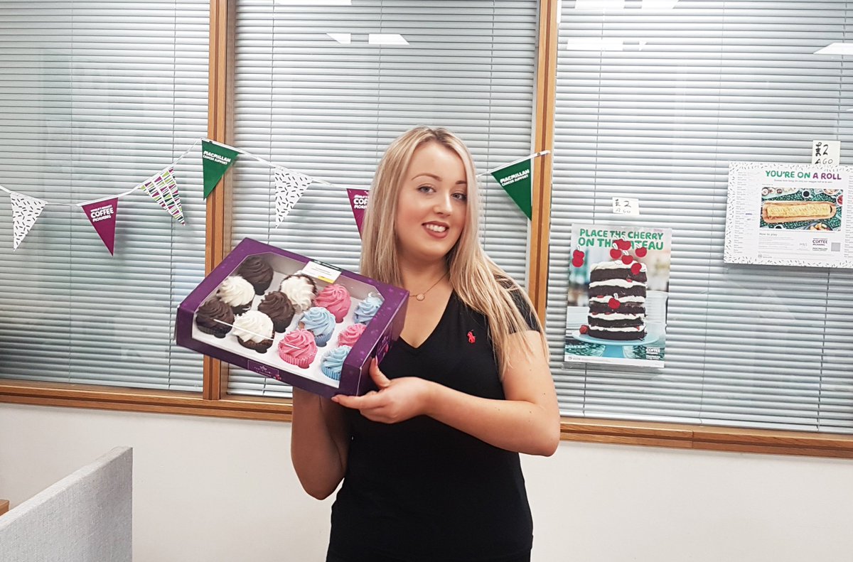 EuroCommercials's tweet photo. Enjoying a cup of tea and cake for the World's Biggest #CoffeeMorning Thoroughly enjoyed by all staff! All money raised will go towards #macmillan https://t.co/64LRPuJNfD