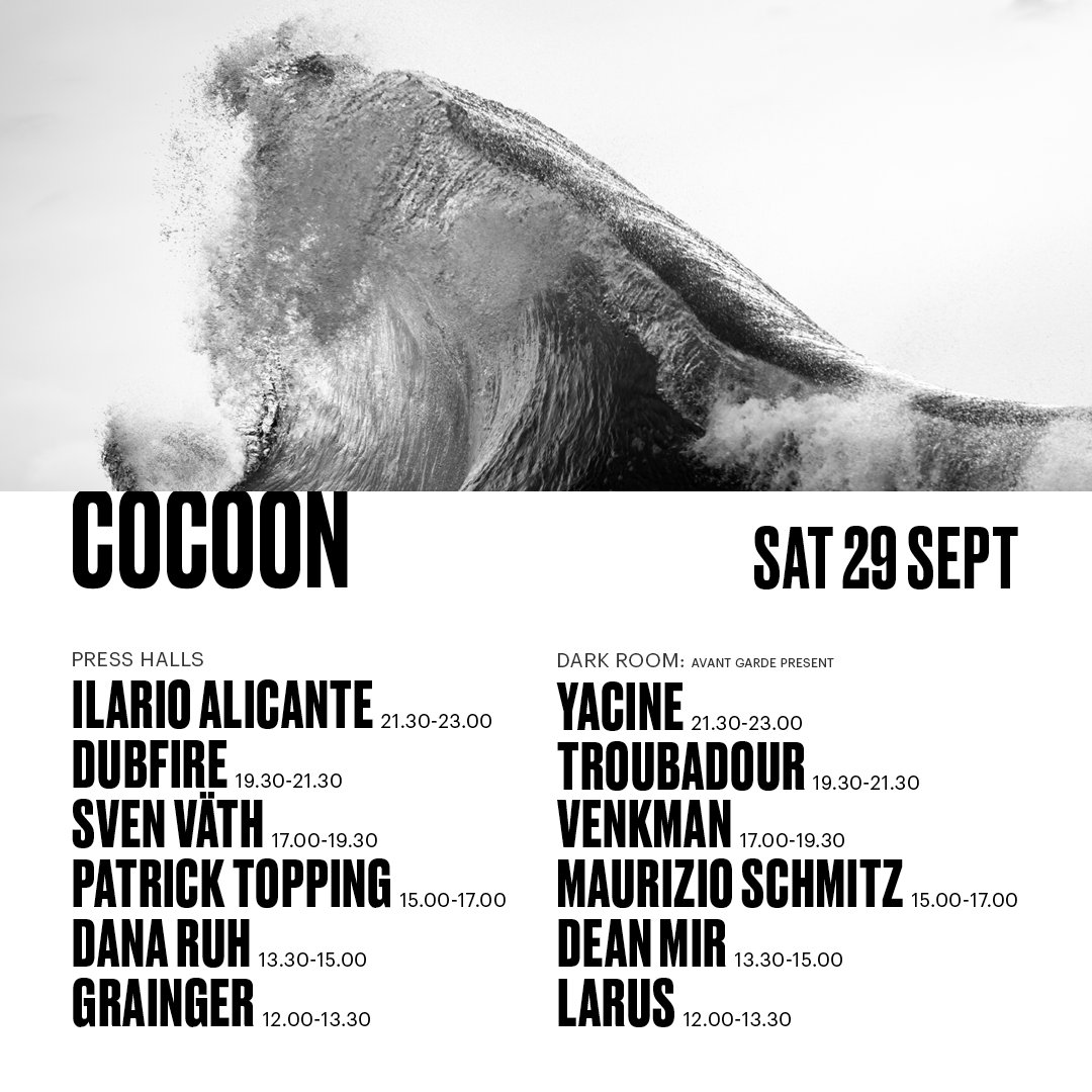 Set times for tomorrow's season opening party.

Get down early. Very limited number of tickets available on the door, final online tickets on our website.