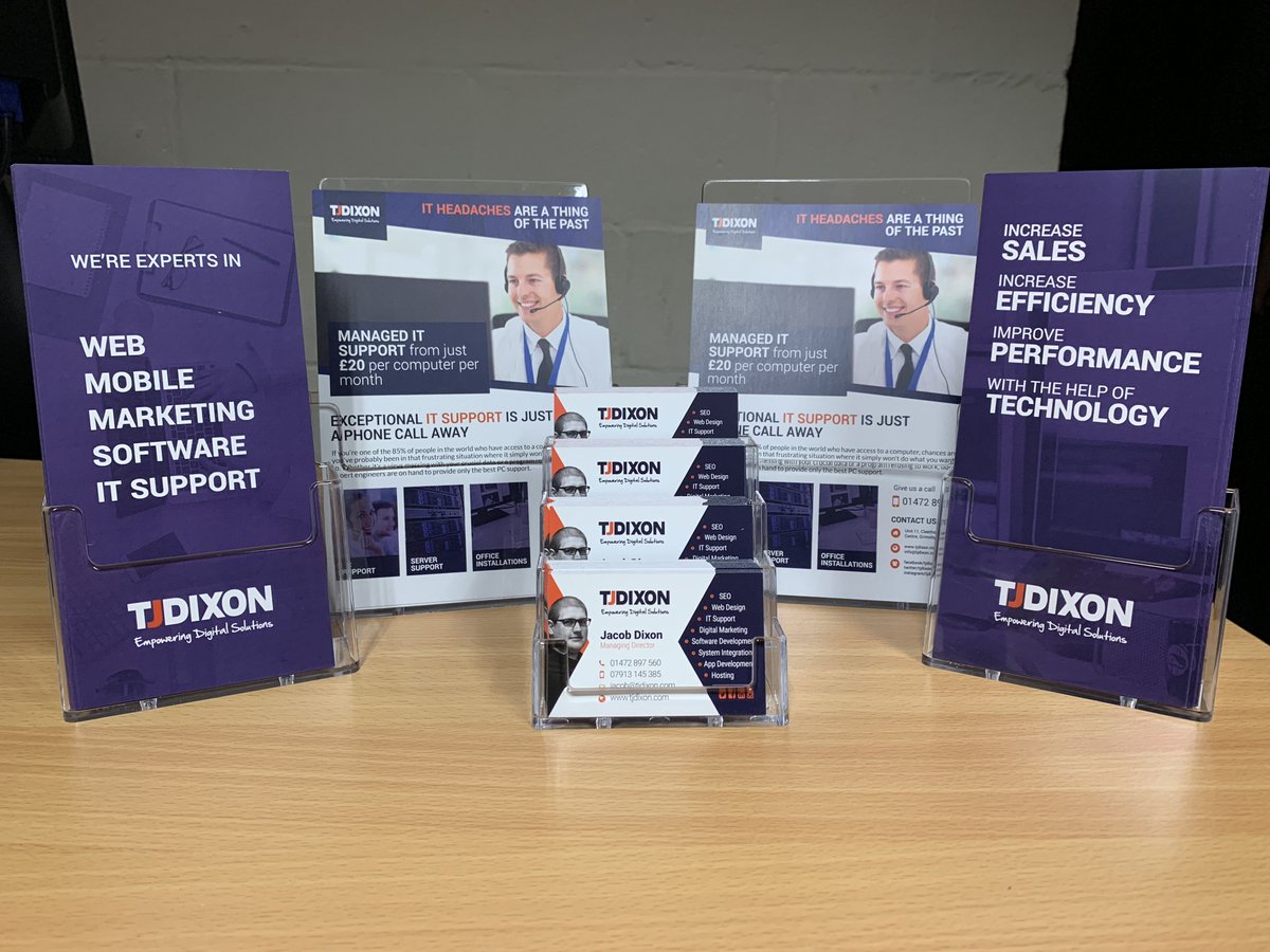 We're almost ready for Business Hive Live in Grimsby next week! Take a look at some of our shiny new flyers 😱😍 @TheBusinessHive