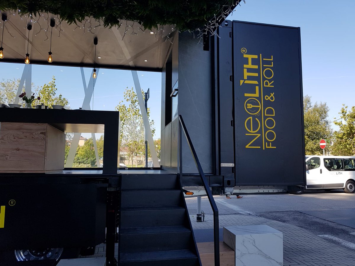NeolithOfficial's tweet photo. Last day for Neolith® in Verona! Visit our space in Verona at Hotel Crowne Plaza and meet the 2019 proposals, Neolith® Food &amp; Roll, and the new booth concept!

PS. See you now for the showcooking with Italo Bassi at 17.00!

#Neolith #NeolithEvents #Showcooking #Exhibitions https://t.co/ajbNlmc2e8