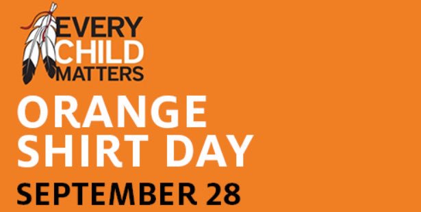 Baby PK and I supporting #OrangeShirtDay because #EveryChildMatters #TD #TeamLOB