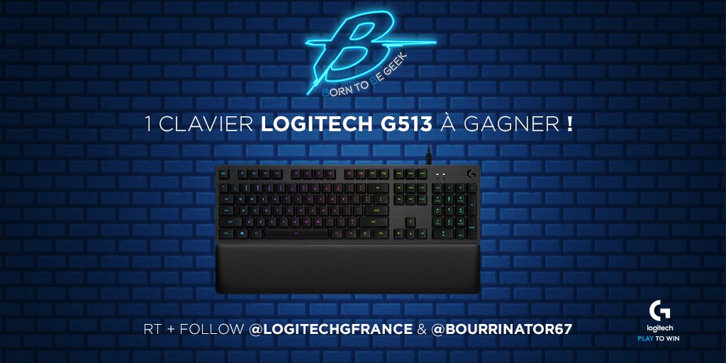bourrinator67's tweet photo. #Concours Un nouveau clavier ça vous tente ? Grâce à Logitech G, je vous fait gagner un G513 Linéaire ! Pour participer RT + Follow @LogitechGFrance et @bourrinator67    TAS: 05/10/2018 ! https://t.co/AEix7WYBhA