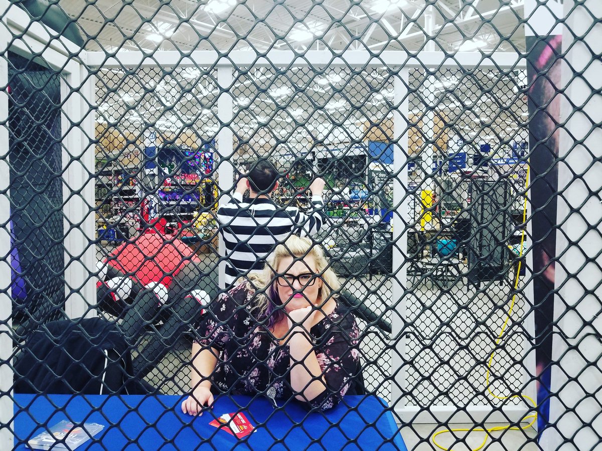 1043FreshRadio's tweet photo. They've locked us up and thrown away the key! Free us with a donation made to @HabitatKingston. Drop by @Lowes_Canada on Gardiners Rd. #YGK #LowesHeroes @MoRadio_ @ItsLewis84 https://t.co/TgOSZfUynM
