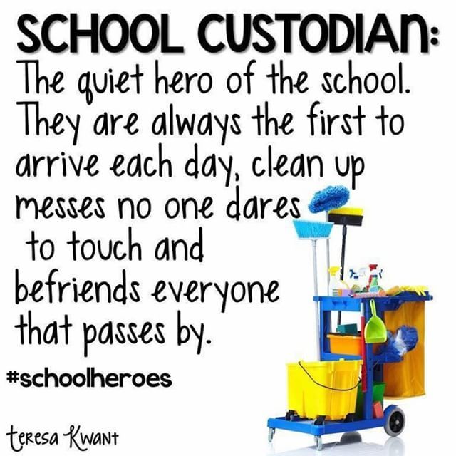 Bored_Teachers's tweet photo. Thank a custodian, today. 💪🏽 Great reminder from Teresa Kwant! https://t.co/OfxUX4P2Rw