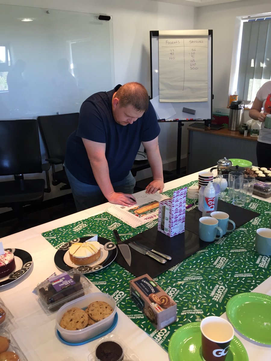 CartridgeMonkey's tweet photo. A large selection of yummy cakes and a great overall effort from everyone at NetGiant! Still eating cake from this mornings #macmillancoffeemorning Once again thank you to everyone who donated. #macmillancancersupport @Macmillan @Macmillancancer https://t.co/NCu5pG8pob