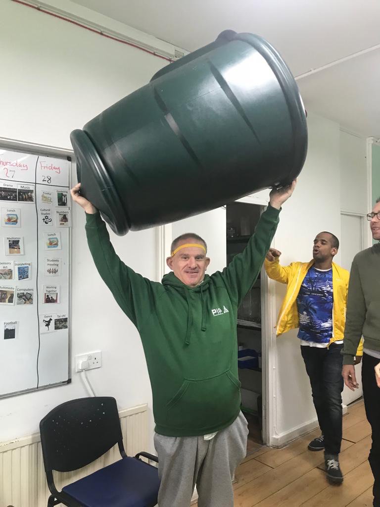 PIPLDN's tweet photo. Students had fun setting up our food waste composter in our #CommunalGarden! They also learnt about the importance of protecting the #environment and #recycling to avoid waste! #PiPLife #EcoFriendly #Charity #LearningAbilities #Community https://t.co/qKOcKNlN1U