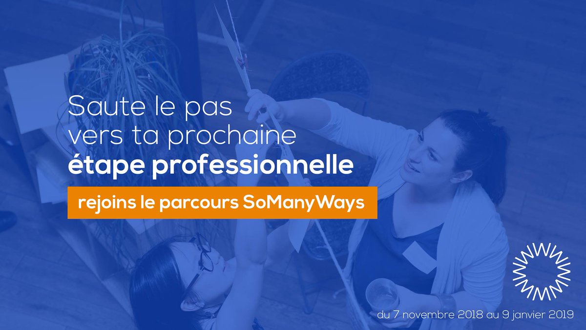 Cela fait un moment que vous vous questionnez sur votre #viepro mais ne savez pas comment impulser le #changement ? #GoodNews : on lance un #parcours pour vous aider à passer à l'#action ! somanyways.org/parcours/