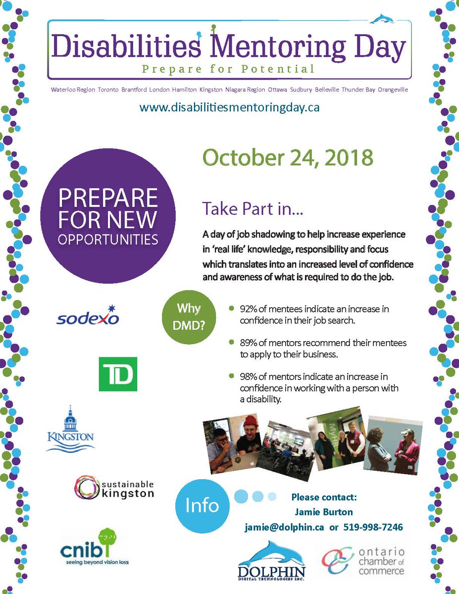 SLCCareer's tweet photo. ATTN Kingston students! @DolphinDMD is still looking for Mentees in Kingston.  Take advantage of this opportunity to learn from a Mentor. https://t.co/WEB0b9maC7