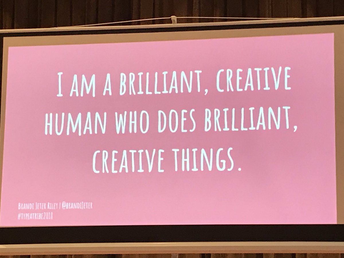 TheMandarinMama's tweet photo. She ain’t lying. @BrandiJeter #TypeAParent #keynote #typea2018 #couragetoearn #typeatribe2018 https://t.co/7srmlH1yKA