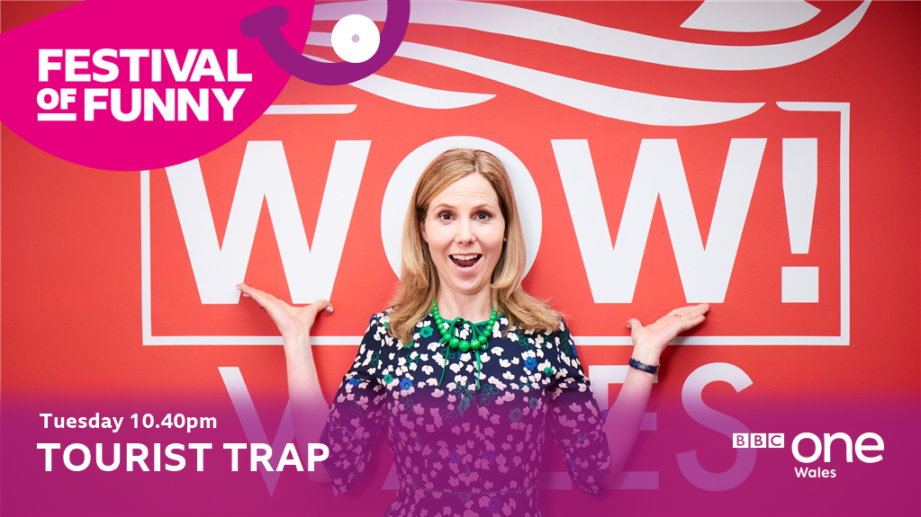 BBCWales's tweet photo. Brand new Welsh comedy starring @SallyEPhillips, @ElisJames, @MikeBubbins, @PackerSuzanne, @MariBarf, @LeroyBrito and a host of other familiar faces.

#TouristTrap starts Tuesday, 10.40pm
On @BBCOne Wales https://t.co/vMxNjaQxGv