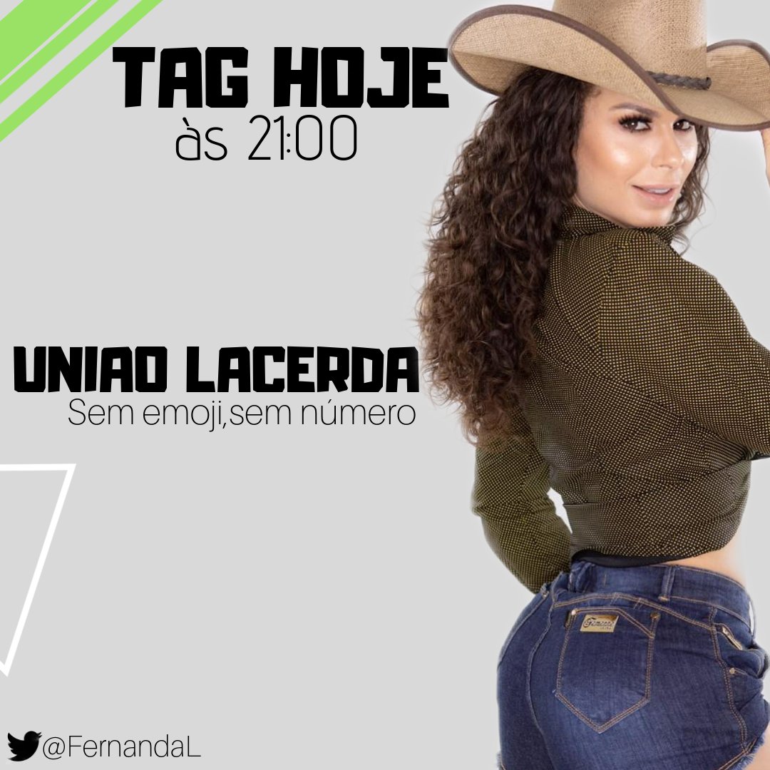 Luccacomentta's tweet photo. Sextouu Moress Hj Tem Tag Da Fernanda As 21:00 Quem Vem Junto? Conto Com Todos Vocês #TeamFernanda #UniaoLacerda #Afazenda10 #ContoComVoces https://t.co/S7SJJaGKNo
