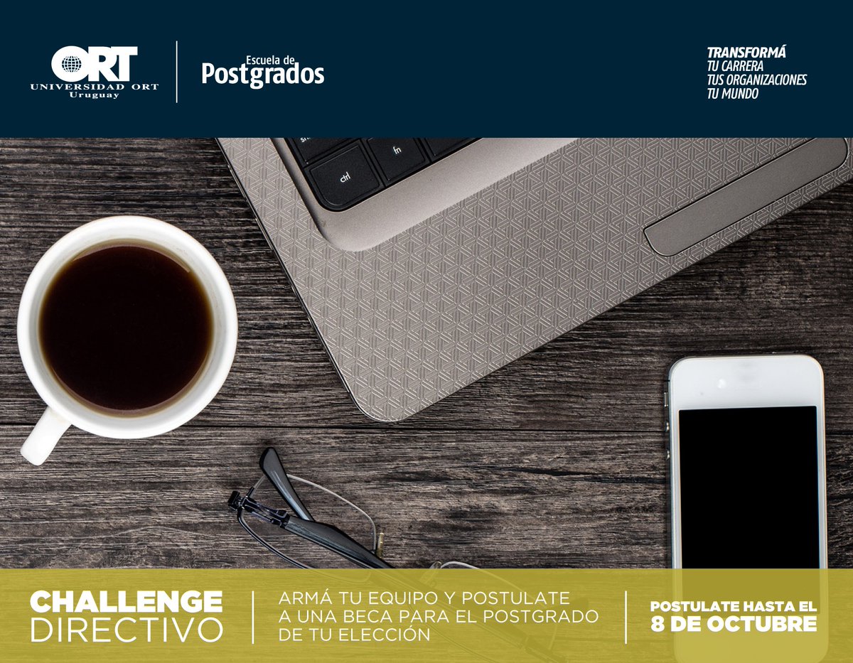 UniversidadORT's tweet photo. ¿Cómo resolver una situación real de negocios? Armá tu equipo y postulate para obtener una beca para el postgrado de tu elección. #ChallengeDirectivoORT
❗️ Fecha límite de inscripción: lunes 8 de octubre
▶️ https://t.co/dUfpnhNDos https://t.co/asp7uT0aeb