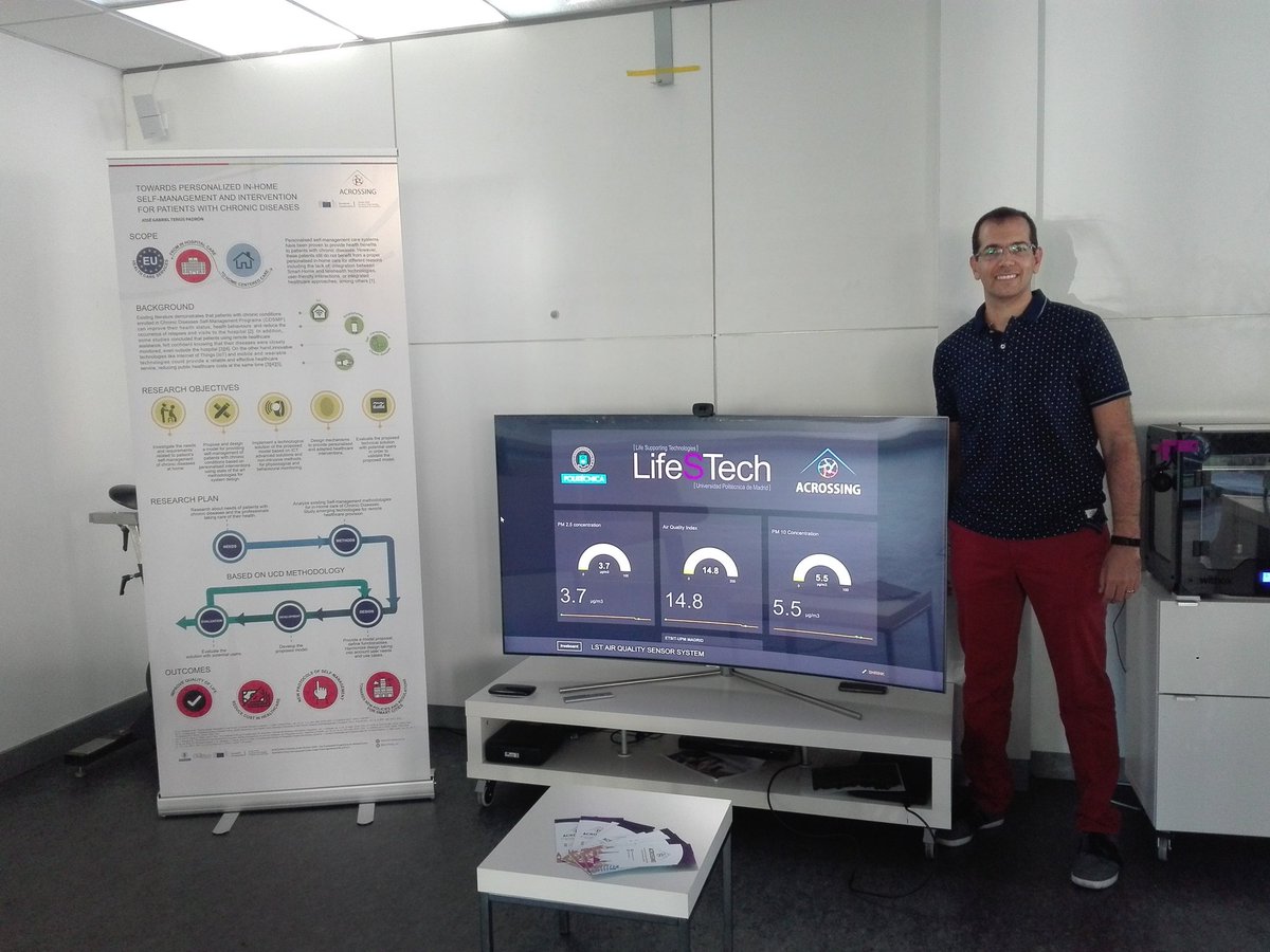 acrossing_itn's tweet photo. Everything is ready for the #EuropeanResearchersNight #lanochedelosinvestigadores at the Smart House Living Lab @Life_S_Tech @telecoupm @Josegterius @madrimasd @MSCActions https://t.co/CKqFHiV5Id