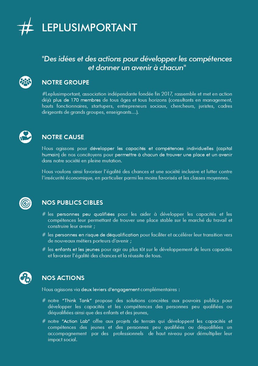 Mieux amorcer la transformation des métiers, compétences et parcours professionnels des acteurs de santé, c'est notre ambition, et notre nouvel axe de travail. 
#SanteTechRH 
En savoir + sur leplusimportant.org