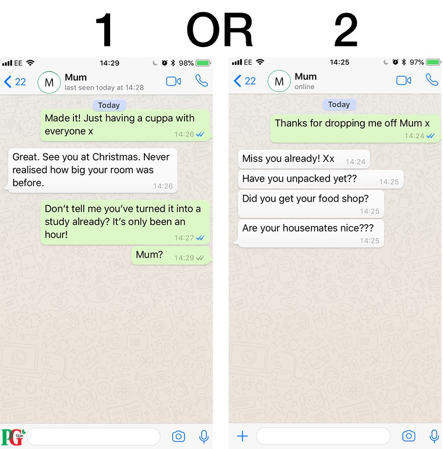 PGtips's tweet image. There are two types of parents in the world… #Freshers2018 #GetTheKettleOn