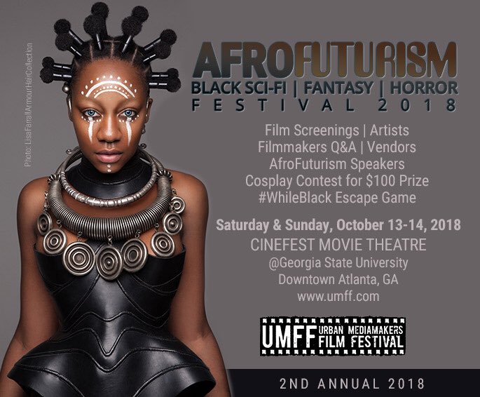 vcdma's tweet photo. Prof @soulcinematic is off to another world with one of his short films in the ATL. Come thru if you can 10/13 &amp; 10/14 check out the entire festival. https://t.co/jzBypOk4xc #umff #Afrofuturism #teomelchishua #visualjazz #301creates #dmvfilmmaker #butterflygirl #vcdma https://t.co/eQ5dA3DUXx