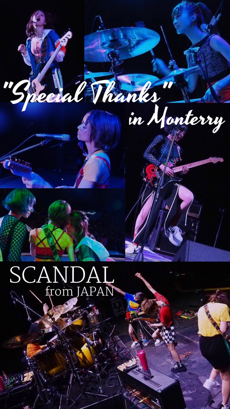 Yuka やっとscaちゃん海外ツアー 残りのライブ壁紙できました アナハイム ファイナル公演ダラスの4枚です Scandal Spthx Scandal 良いなと思ったらrt