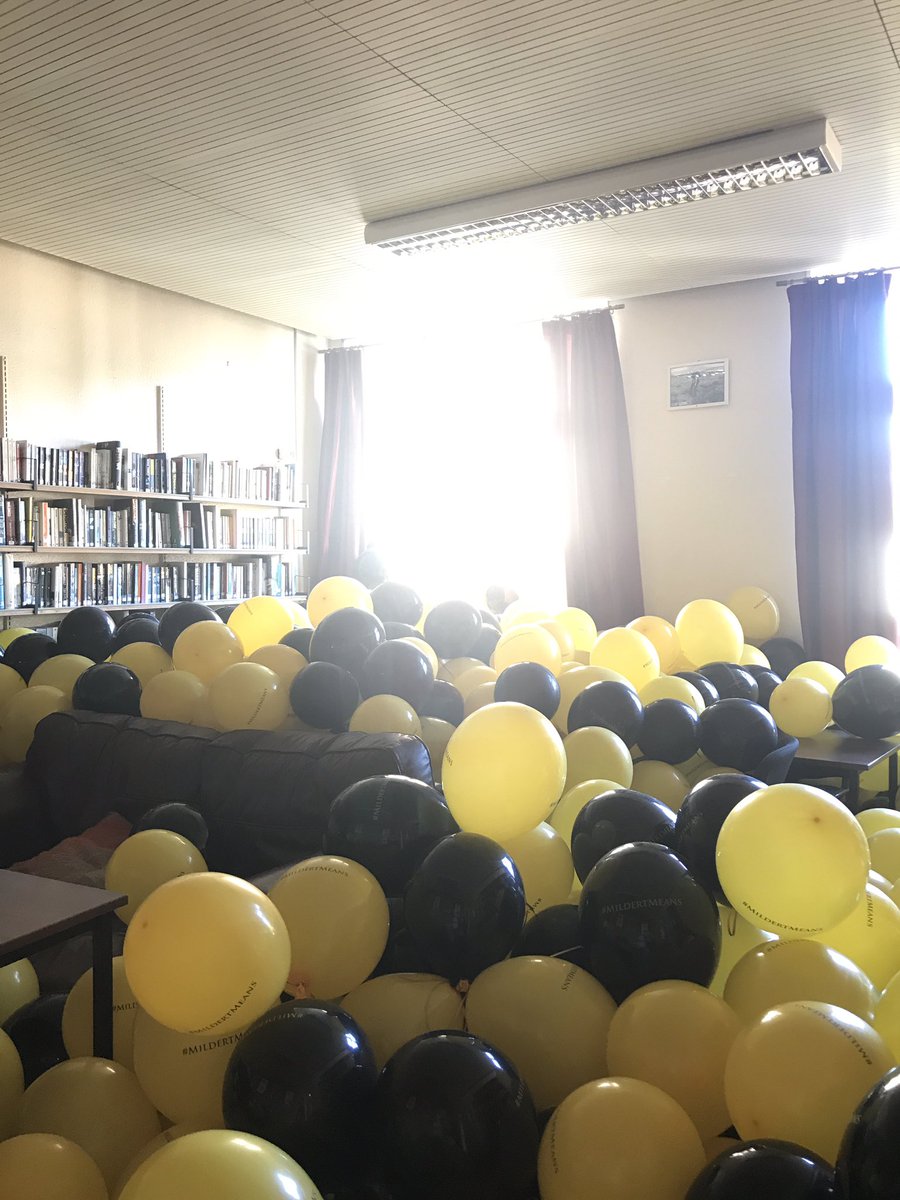 VMFreshers's tweet photo. 4000 balloons later... #VMFreshers18 https://t.co/93qrROoafU