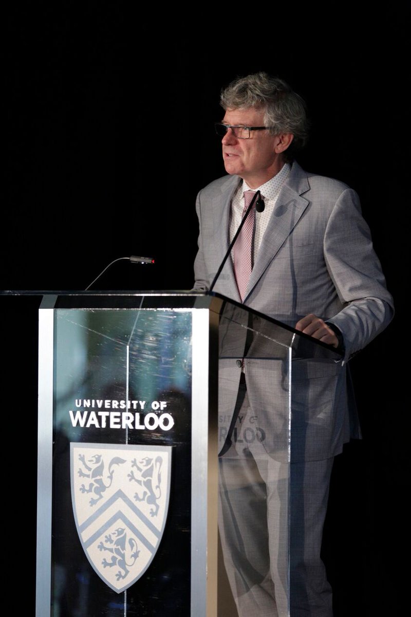 WaterlooMath's tweet photo. #WaterlooMath Dean @Stephen_Watt reminds us that @UWaterloo has been involved in cybersecurity and privacy research since its inception - one of our early profs was WW2 cryptographer William Tutte! #UWcyber https://t.co/VJdSzD7XPw