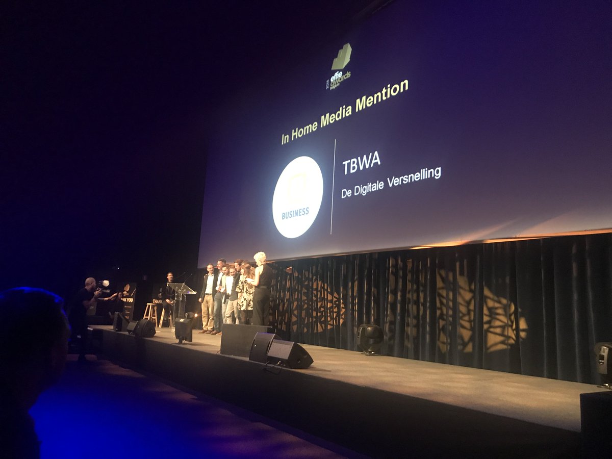 bpostmedia's tweet photo. .@Telenet got awarded with 3(!) special media mentions next to their Silver Effie! We are especially proud of their In-Home Advertising media mention with @TBWAbelgium.
Great to see how #InHomeAdvertising made it into the media mentions #effieawards2018 @EffieBelgium https://t.co/YSm3ry80ri