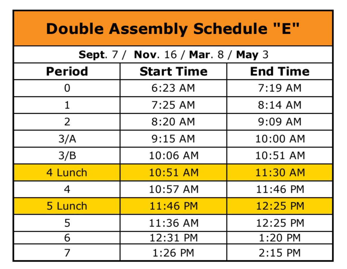 Reminder: Today is a double assembly schedule since <a href="/FreeHugsProject/">Free Hugs Project</a> is speaking.