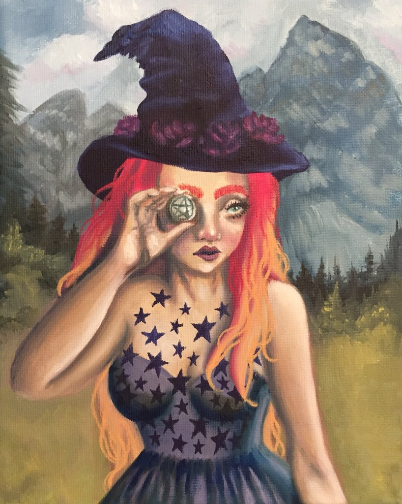 Macey_Lou's tweet photo. Recently finished paintings and WIP...🎨💕 ##oilpainter #digitalartist #surrealism #wip #finishedart #artstudio #acrylicpainter https://t.co/0biCykuk5J