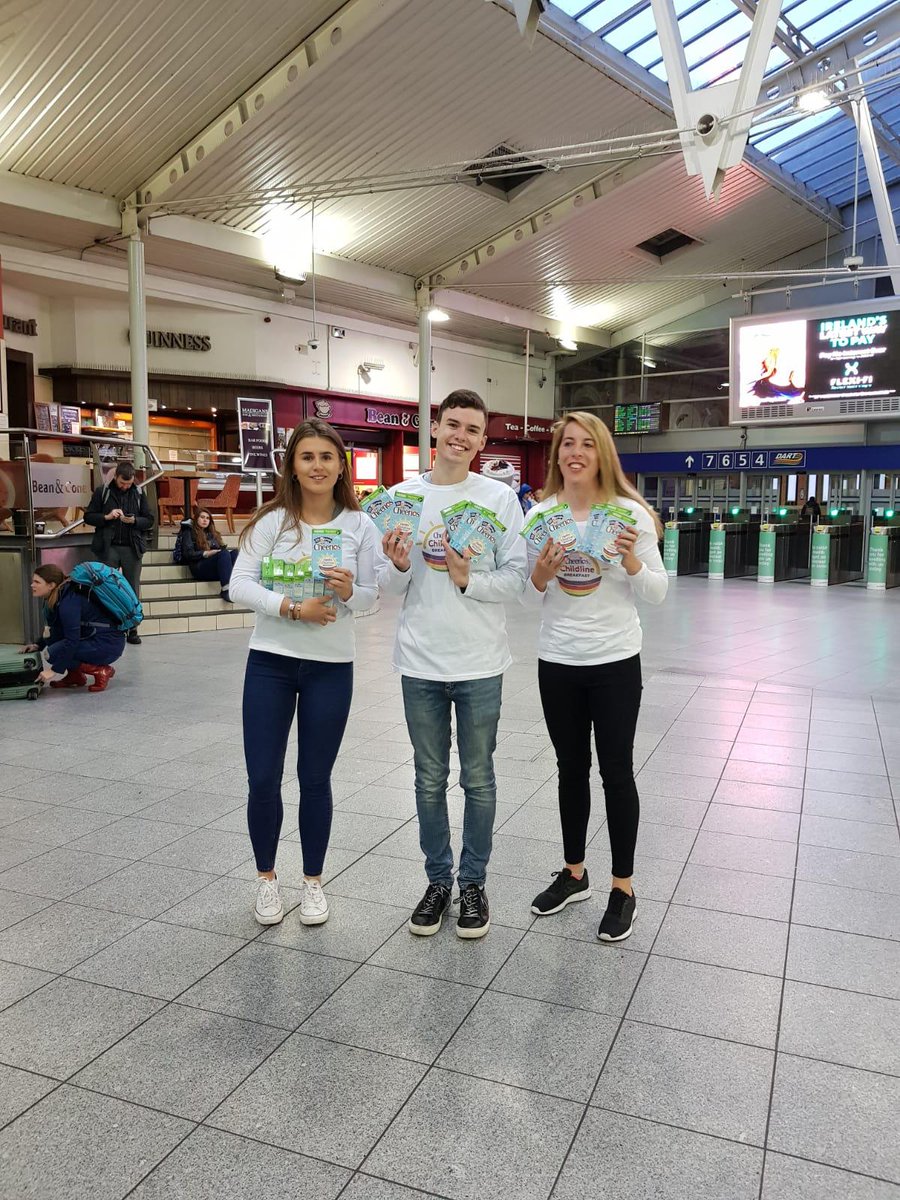 InSight_Mktg's tweet photo. We were up bright and early sampling at train stations across Dublin this morning for our client @Cheerios. All while raising awareness for the great cause that is #ChildlineBreakfast. #CreativeActionAgency @ISPCCChildline https://t.co/17s5B7Ndwy