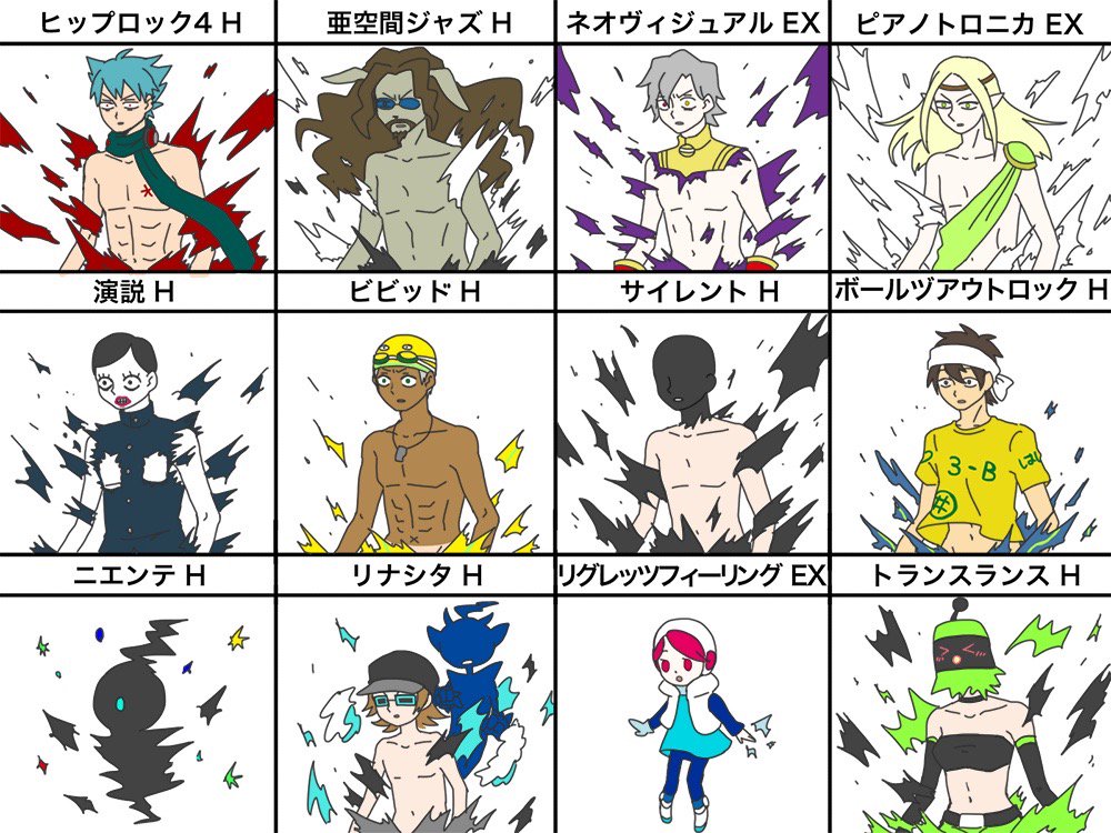 ポップン過去絵シリーズ 今45とかクリアできる気がしない 